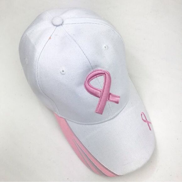 Breast Cancer Awareness Month Support Bundle of 2 Ball Caps NEW - Picture 5 of 14